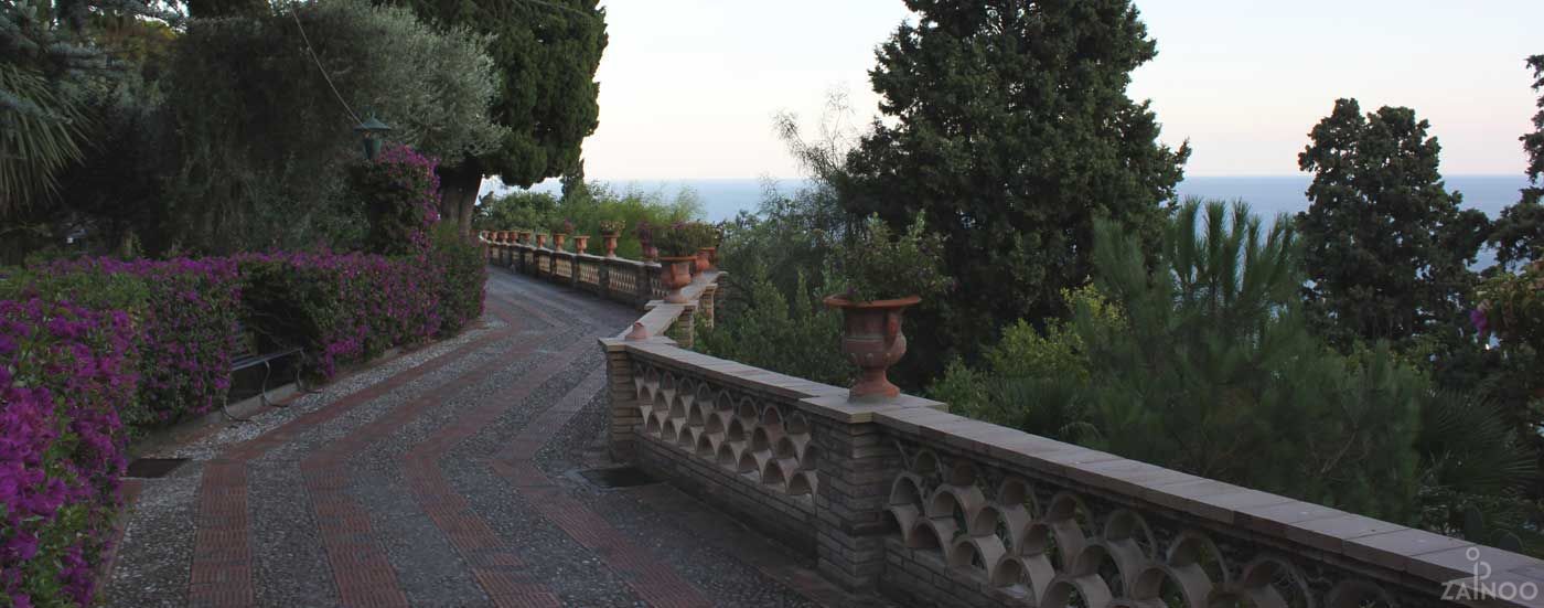 Villa comunale a Taormina