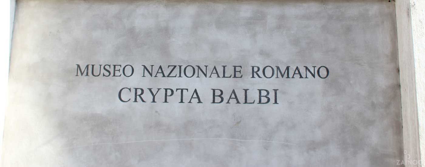 Crypta Balbi