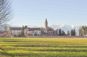 Staffarda Abbey in Revello, Piedmont