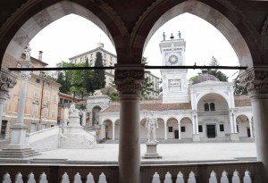 Piazza della Libertà in Udine, Friuli-Venezia Giulia