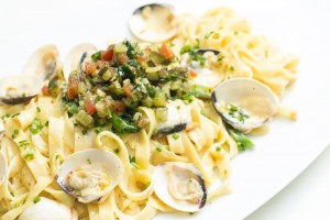 pasta with clams