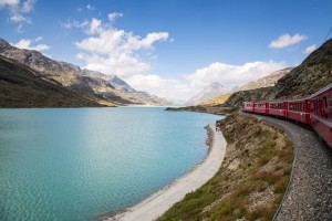 Rhaetian Railway in the Albula / Bernina Landscapes