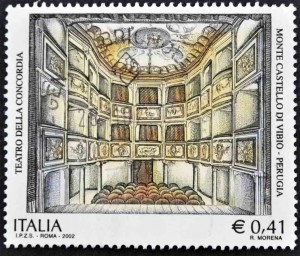 Teatro della Concordian die Monte Castello di Vibio, Umbria