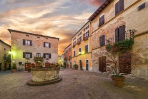 Il centro storico di Pienza