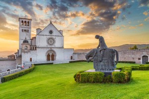 Die Basilika des Hl. Franziskus in Assisi