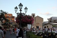 Piazza IX. Aprile a Taormina