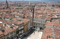 Piazza delle Erbe a Verona