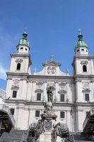 Domplatz in Salzburg