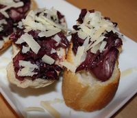 Crostini al Radicchio Trevisano