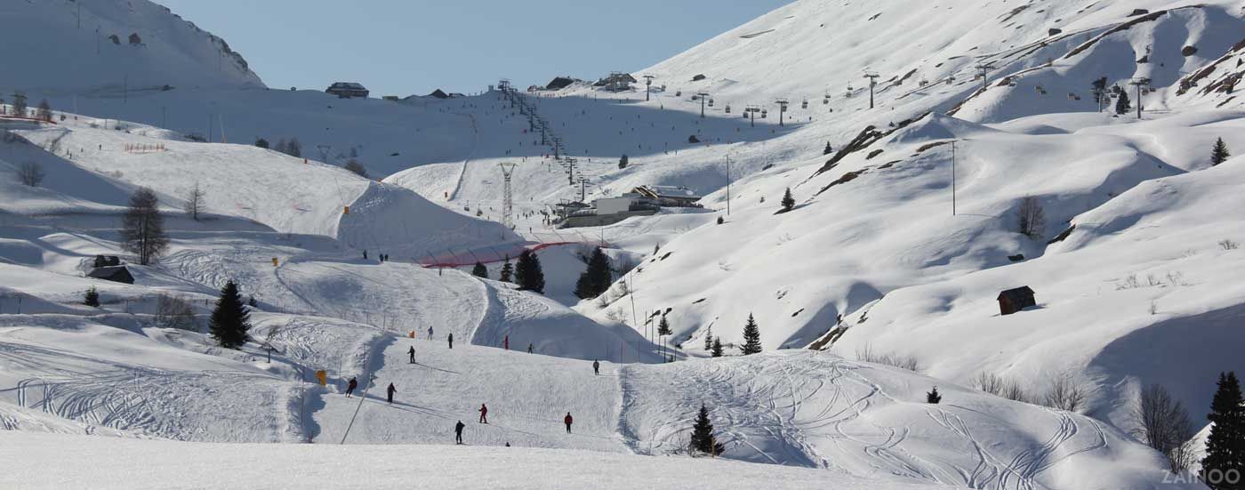 Ski areas in the Dolomites