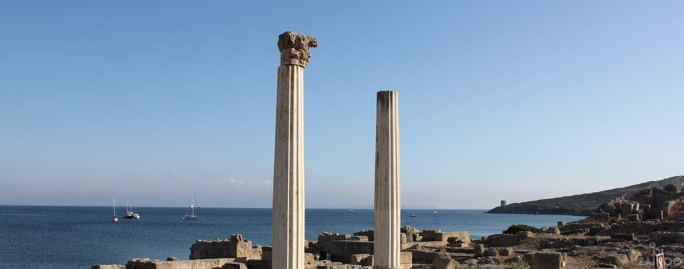 Römische Stadt auf Sardinien