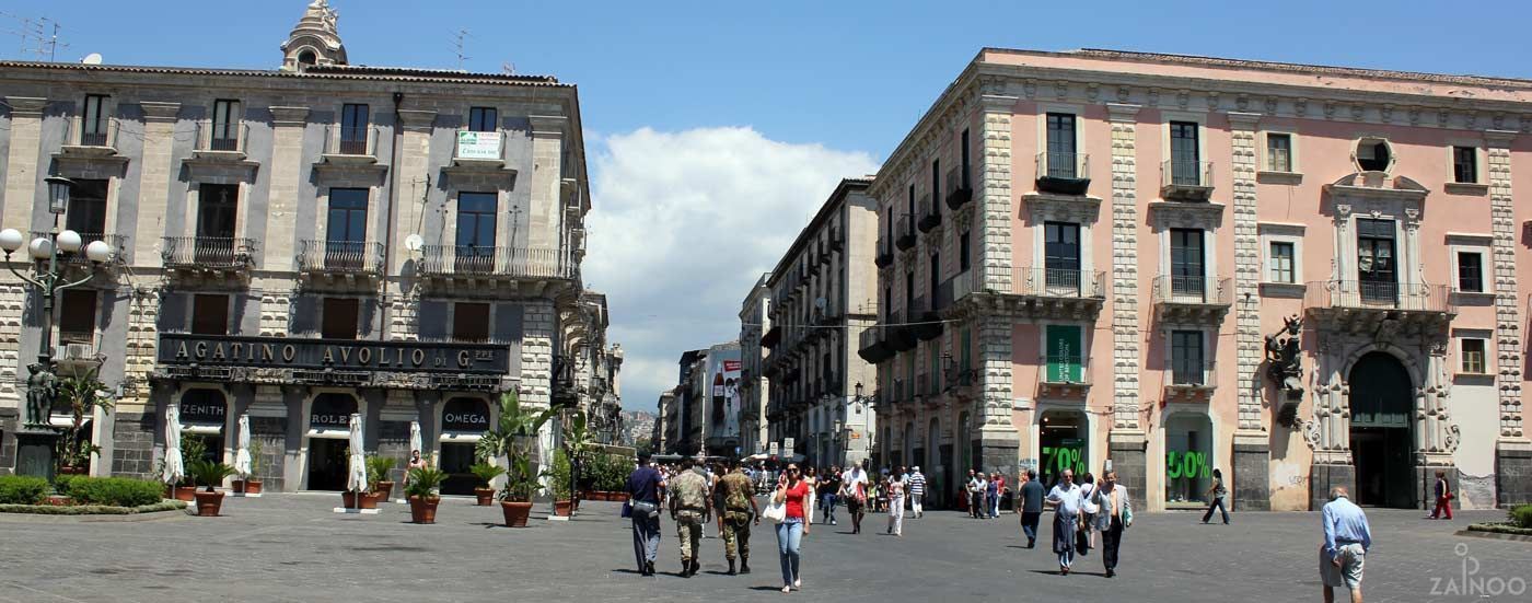 City map of Catania