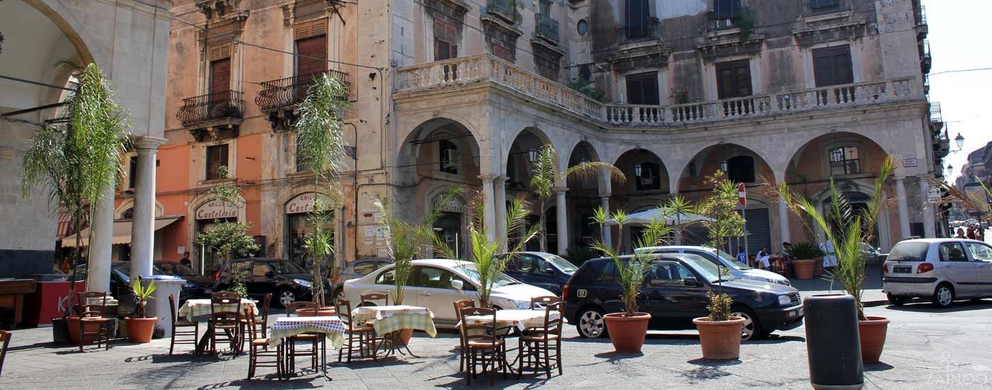 Piazza Mazzini a Catania