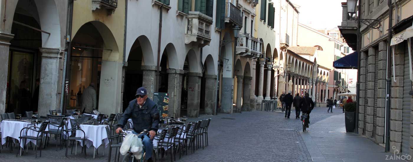 Via Roma e Via Umberto I. a Padova