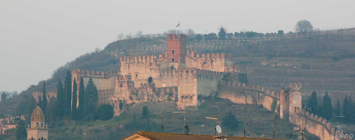 Fortezza a Soave nel Veneto