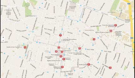 City map Bologna