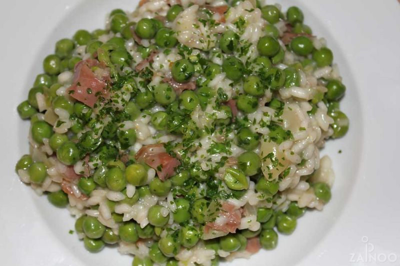 Risi e Bisi - peas and rice